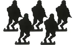 ProShot Steel Soldier Targets - Patrolling (6 Pack)