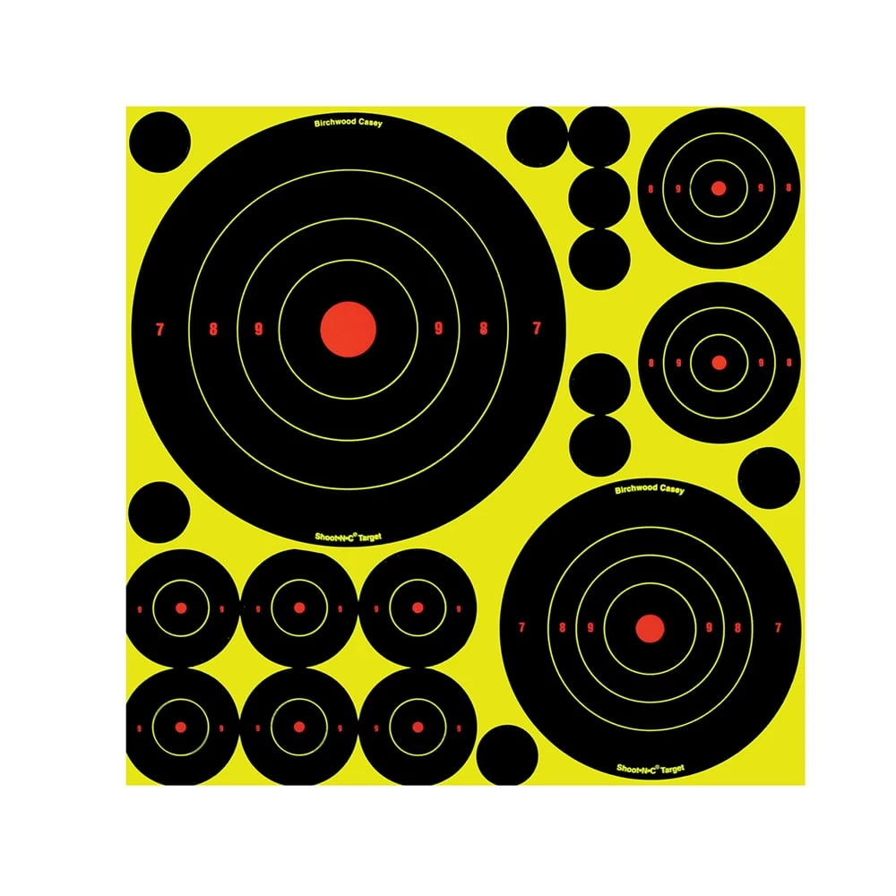 BIRCHWOOD CASEY Shoot N C® Self-Adhesive Targets – Variety Pack - 50