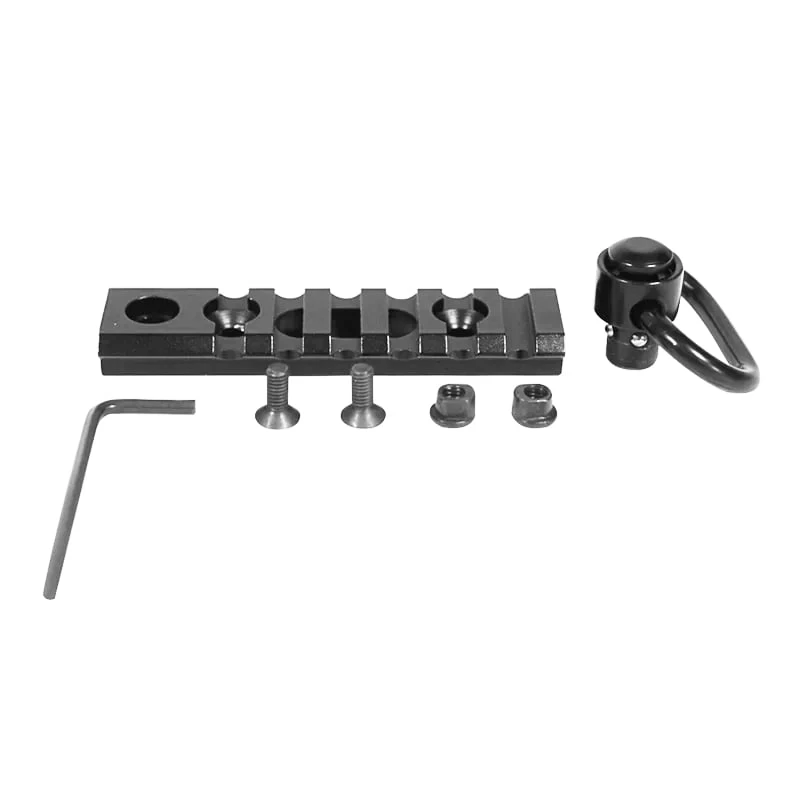 Rifleworks Keymod 6 Slot Picatinny Rail Mount With QD Sling Swivel - Image 4