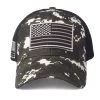 USA Flag Black Camouflage Baseball Cap