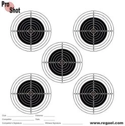 ProShot Match Targets (Box Of 800) - 17cm