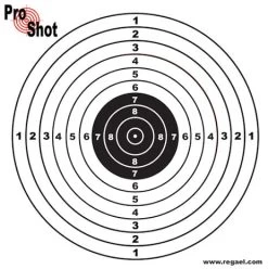ProShot Pistol Targets (Box Of 800) - 14cm