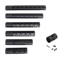 Rifleworks Free Float Keymod Handguard With Steel Nut - 9 Inch