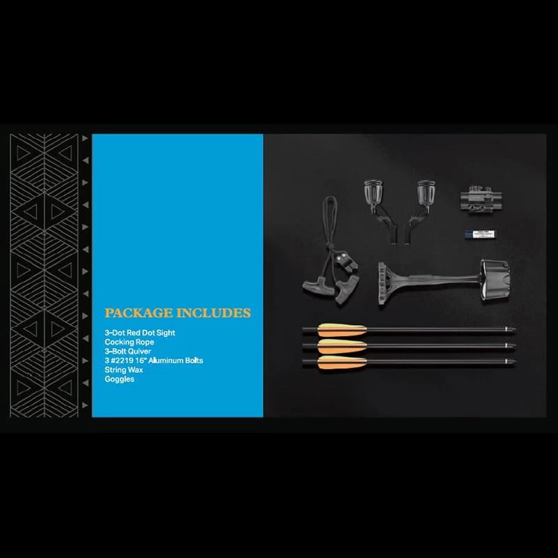 EK Archery Jag II Pro Recurve Crossbow - 175 Lbs - Black - Image 2