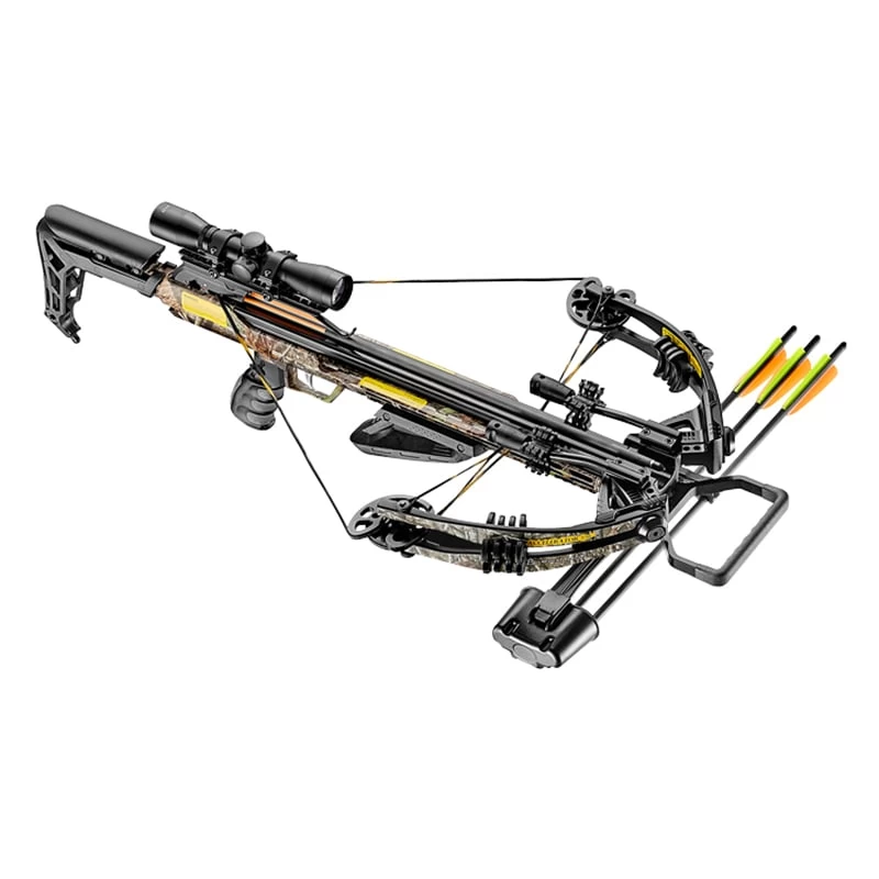 EK Archery Accelerator 370+ Compound Crossbow - 185lbs - Folium Camo - Image 4