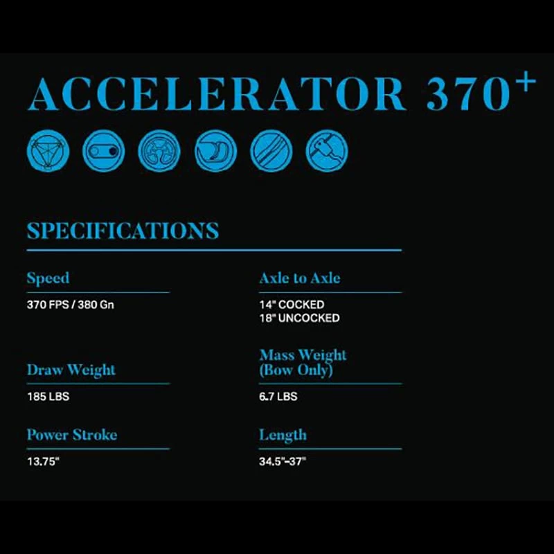 EK Archery Accelerator 370+ Compound Crossbow - 185lbs - Folium Camo - Image 2