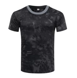 Tactical Black Quick Dry Breathable T-Shirt - X Large