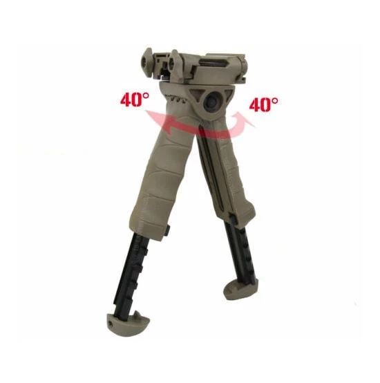 FAB Defense T-POD Generation 2 Rotating Tactical Foregrip & Bipod - Tan - Image 4