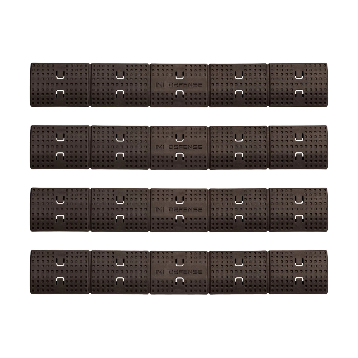 IMI Defense Polymer 1913 Picatinny Rail Cover - Set Of 4 - Olive Drab Green