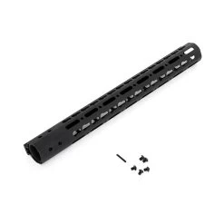 Rifleworks Free Float Keymod Handguard With Steel Nut - 15 Inch