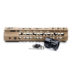 Tan Ultralight M-Lok Free Float Handguard 9 Inch